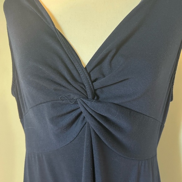Strazzi Navy Knotted tank top - Size L - Picture 2 of 3
